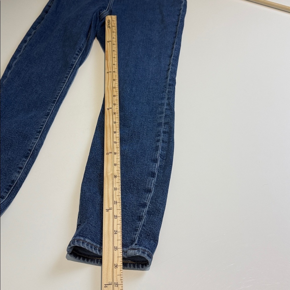Denim Forum High Rise Skinny Blue Jeans Size 27 - Picture 6 of 8